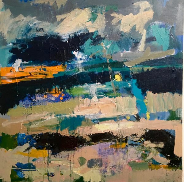 st ives harbour 2 100 100cm acrylic £3100