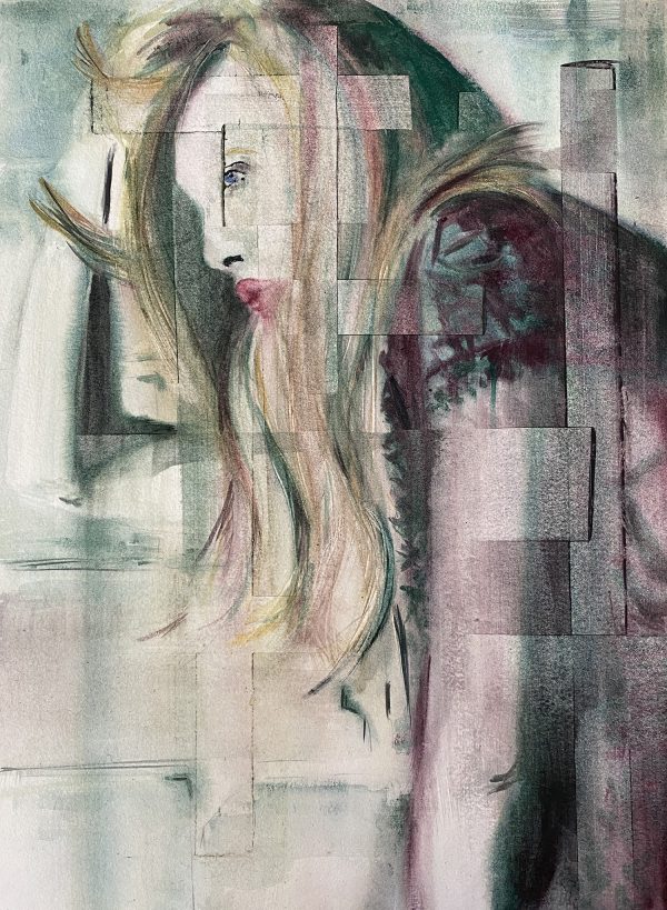 Layers of Separation 1 1 12 x 16 inches watercolor on 300g cotton paper