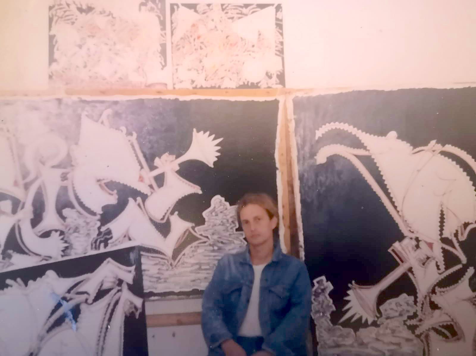 New York Neo Expressionism in the 1980s Sax Berlin in his New York studio