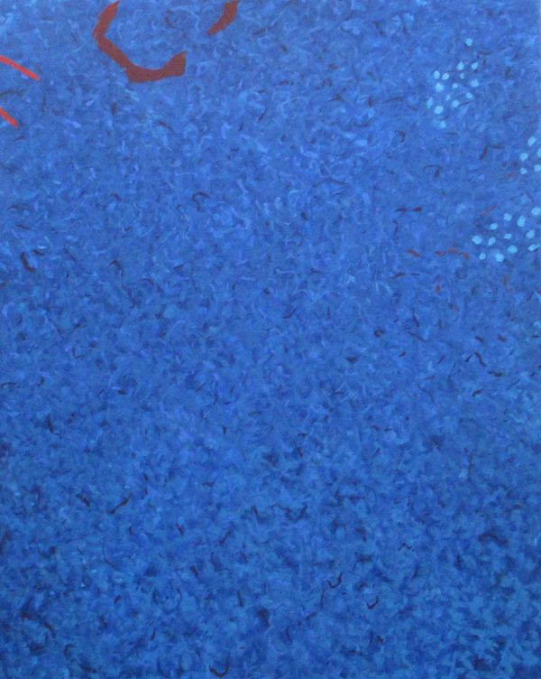 Blue Cascade 2 oil on linen. 2020. 76cm x 61 cm