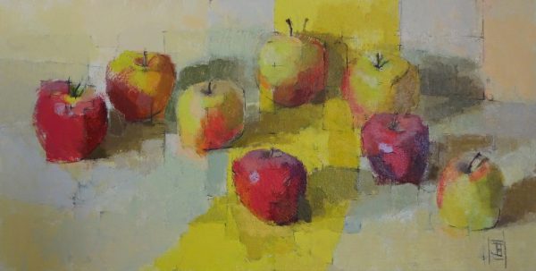 Apples with yellow stripe 10x20 1 scaled