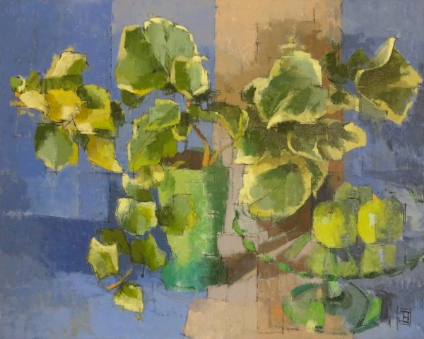 Blue Still Life with Ivy 16x20 1 scaled