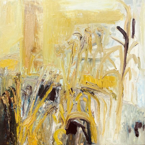 The fields turn golden 60x60cm scaled