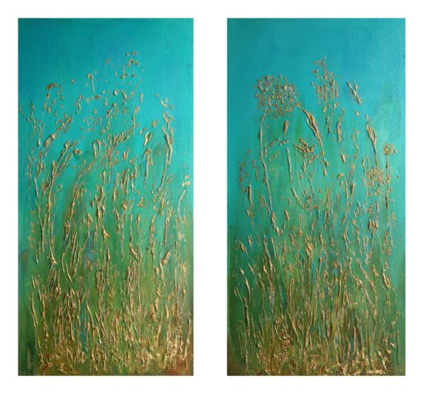Golden Grasses Panels 1 2 Insta square