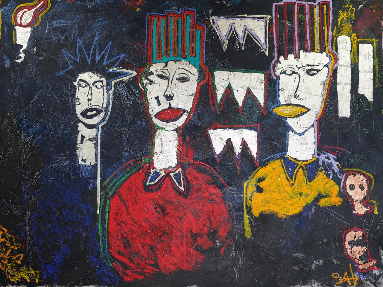 From Basquiat and Haring to English Artist Sax Berlin and the renaissance of Neo Expressionism. libertynow