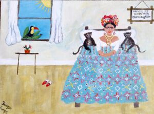 Companions in a Quilt, Frida Kahlo